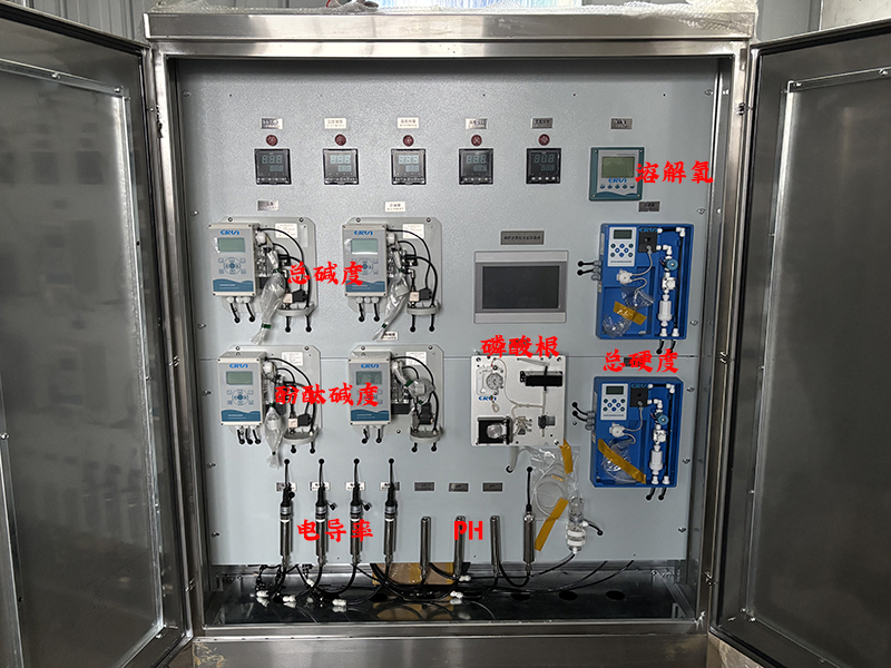 贏潤(rùn)集團(tuán)鍋爐水質(zhì)pH電導(dǎo)率堿度硬度磷酸根溶解氧監(jiān)測(cè)系統(tǒng)