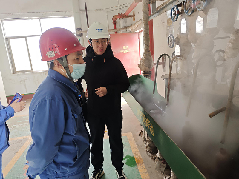 電廠鍋爐水汽取樣池現(xiàn)場